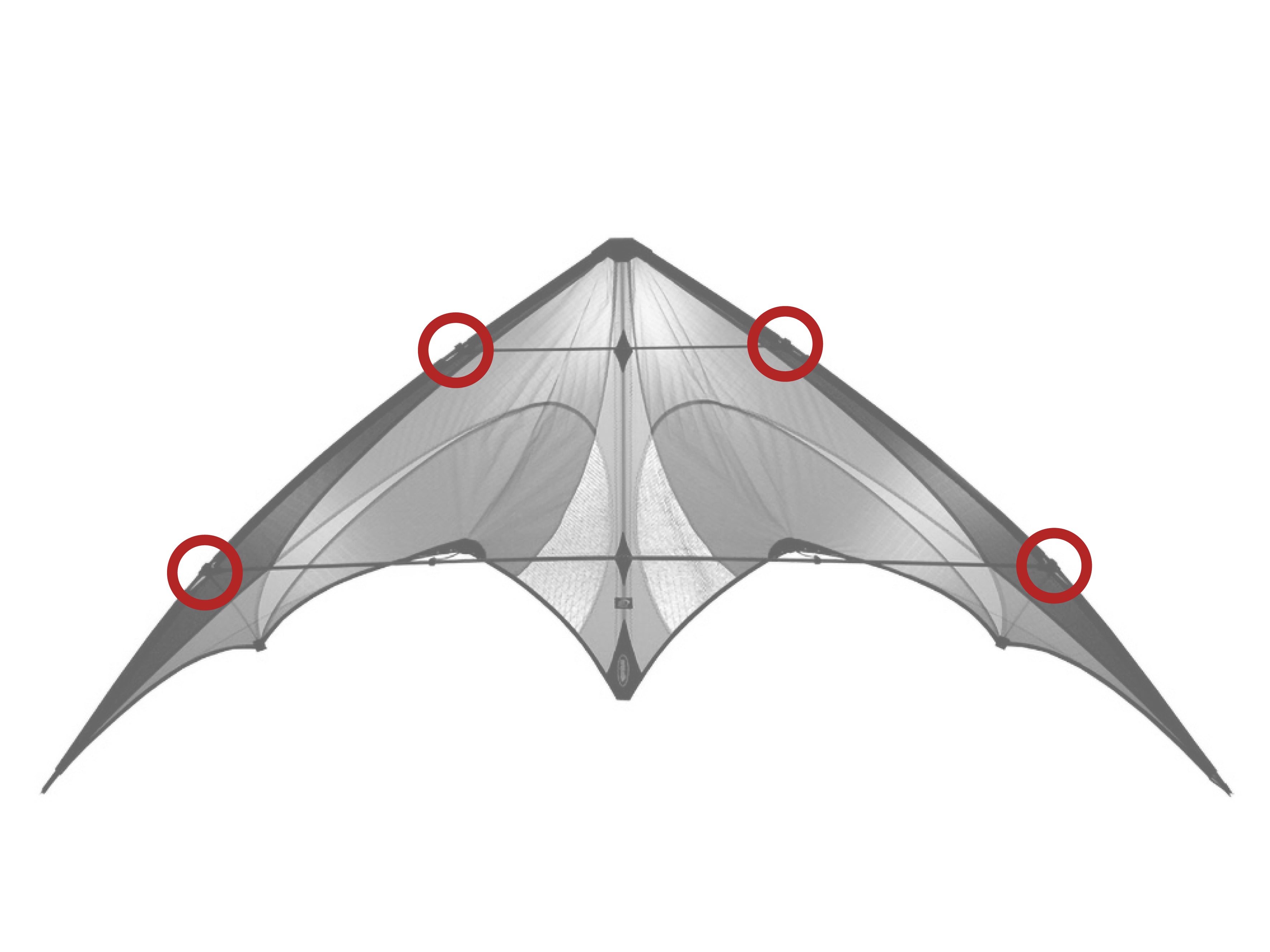 E2 Leading Edge Fittings Prism Kites