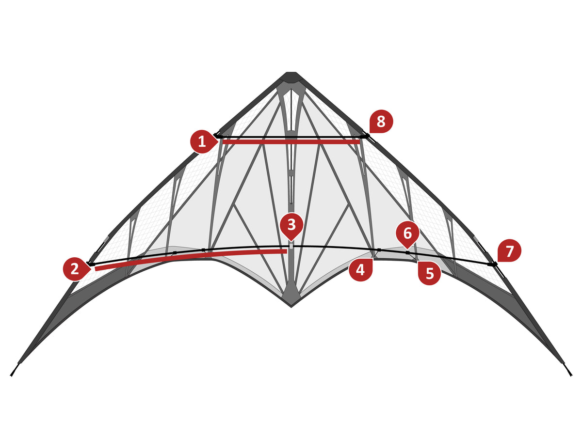 Synthesis SUL front parts diagram