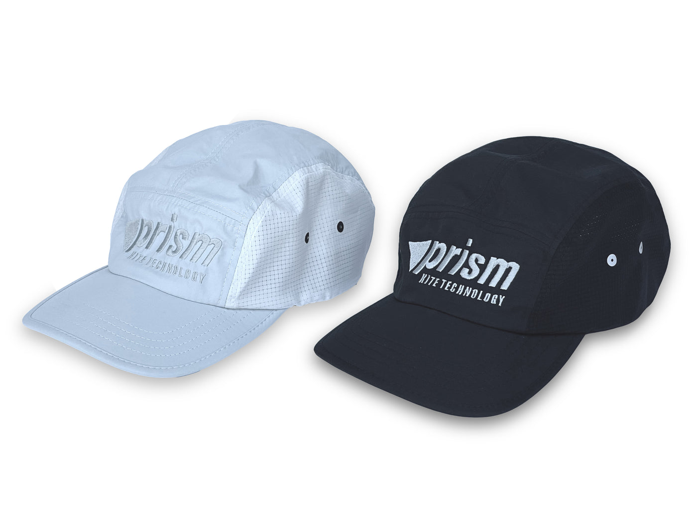 Prism blue/grey and black summer hats