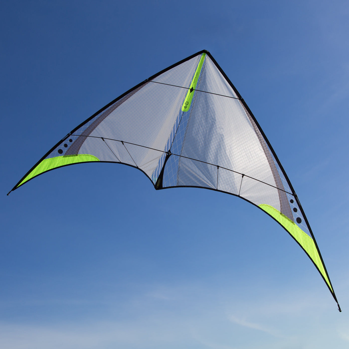 Graphite 4D Superlight stunt kite in sky