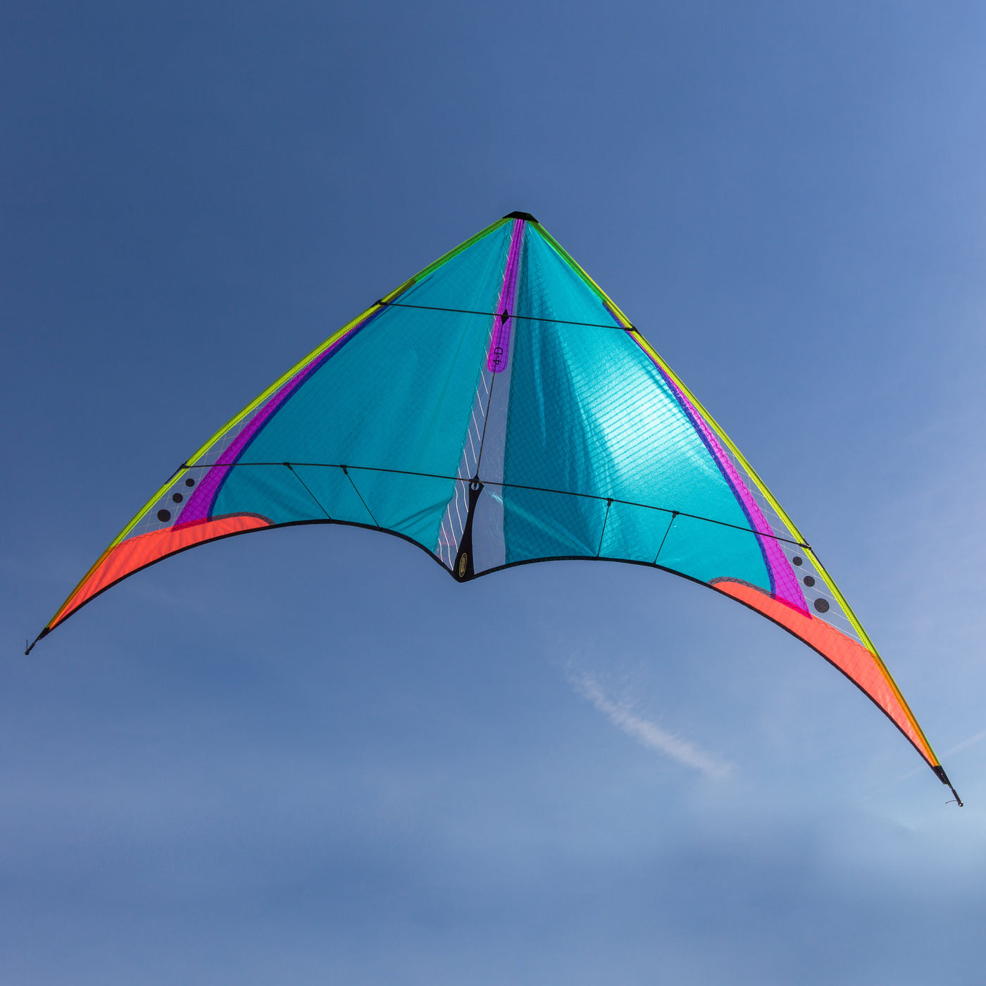 Throwback 4D Superlight stunt kite in sky