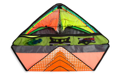Neutrino Pro Stack bag with kites and flying lines